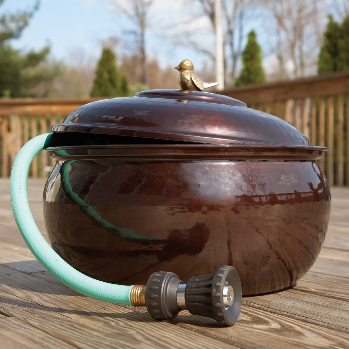 Bronze Enamel Hose Hider - from Sporty's Pilot Shop - More Photos