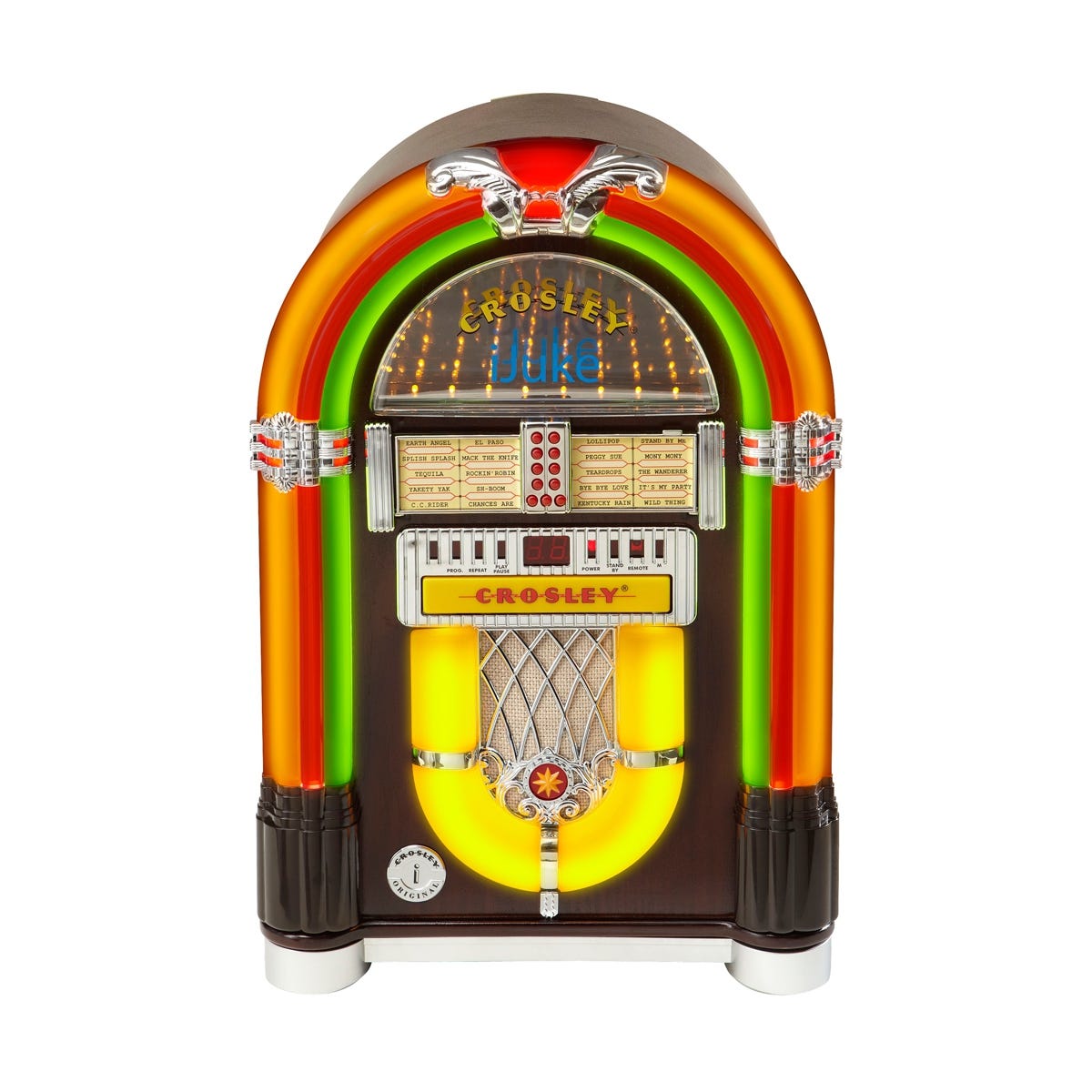 Crosley Tabletop Jukebox with CD Player and Bluetooth from Sportys