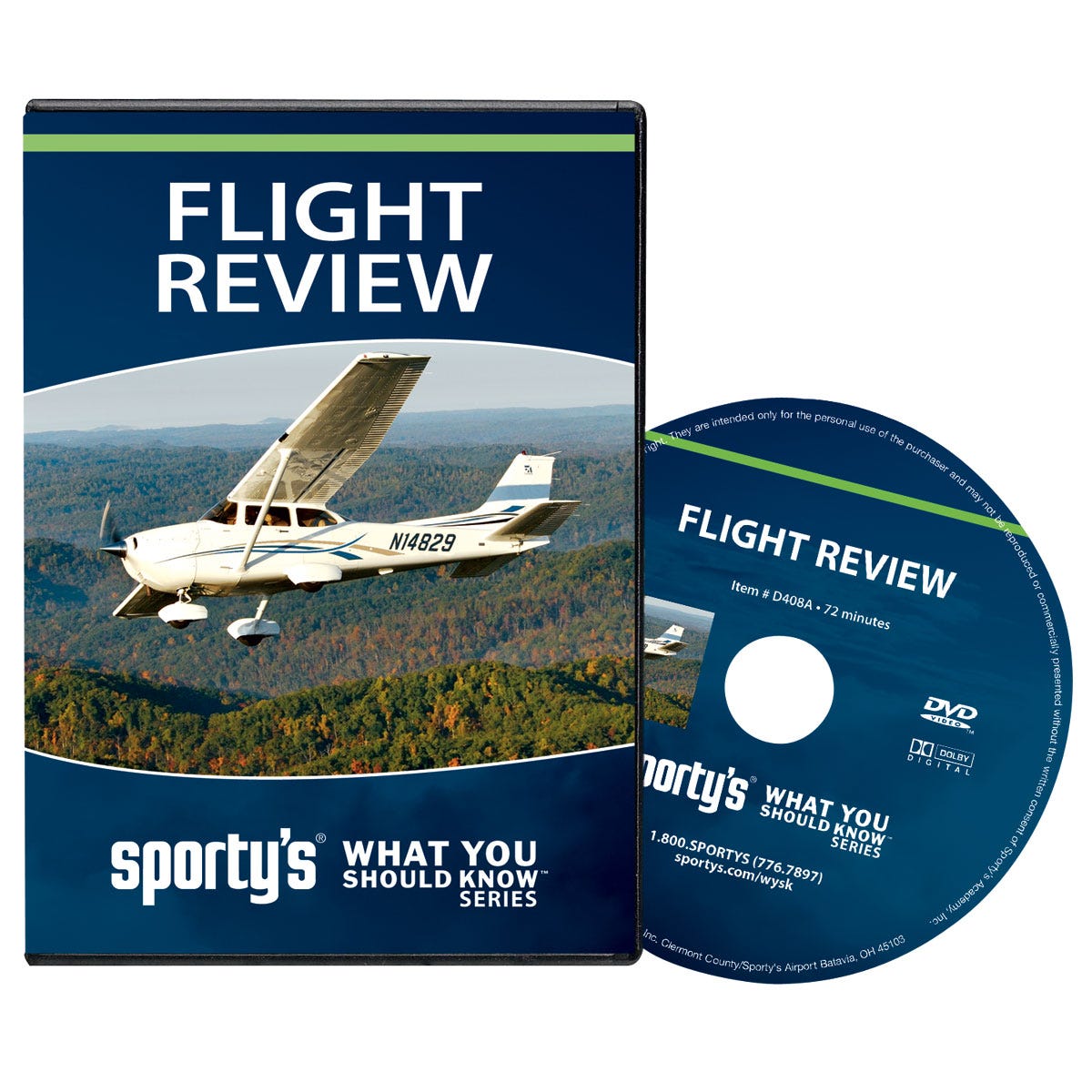 Sporty's Flight Review (DVD) from Sporty's Pilot Shop