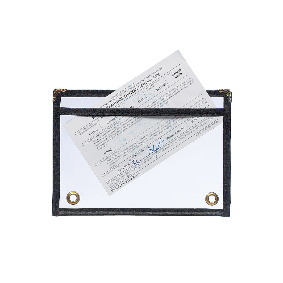 Airworthiness Certificate Holder from Sporty's Pilot Shop