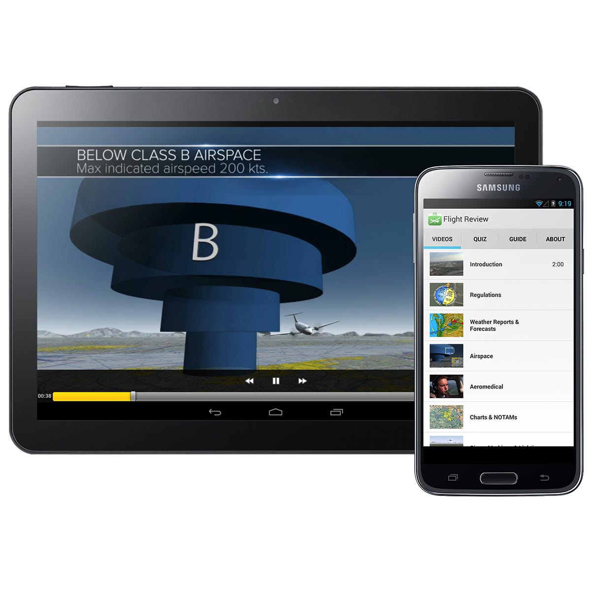 Sporty's Flight Review Android Aviation App from Sporty's Pilot Shop