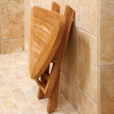 Teak Bathroom Stools teak corner bath stool - from sportys preferred living Teak Bathroom Stools teak corner bath stool - from sportys preferred living
