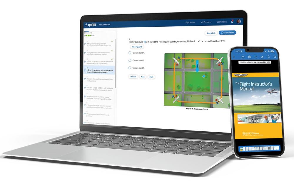 Sporty’s Introduces New CFI Test Prep Course, Available in the Pilot Training App