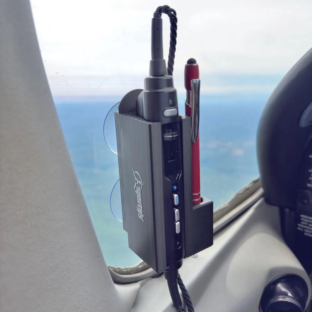 Sporty’s ANR Control Box Holder—A Simple Solution to a Common Cockpit Nuisance