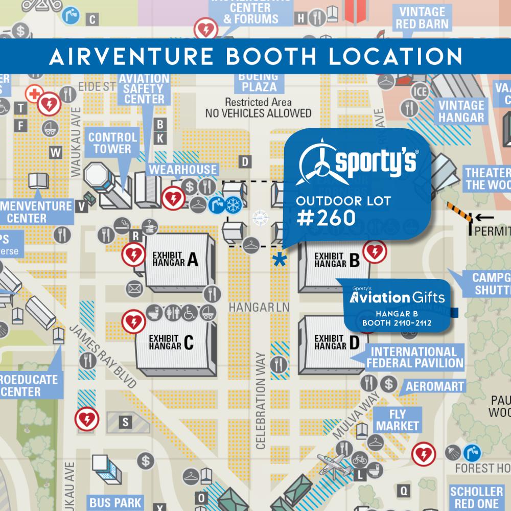OSH booth locations