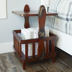 Propeller Mahogany End Table 