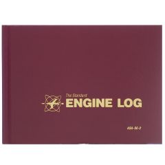SE-2 Engine Logbook (Burgundy - Hardcover - 94 Pages)