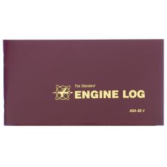SE-1 Engine Logbook (Burgundy - Softcover - 62 Pages)