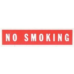 No Smoking Placard (2 1/2 in. x 9/16 in.)