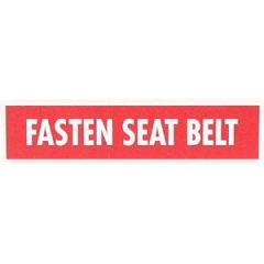 Fasten Seat Belt Placard (2 1/2 in. x 9/16 in.)
