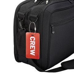 CREW Luggage Tag with Metal Strap 