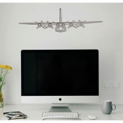 C-130H Hercules Silhouette Metal Wall Art Sign    