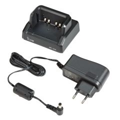 Icom A25 AC Rapid charger base with Euro Style Plug