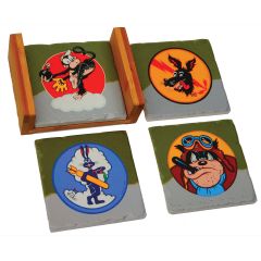 8th Air Force Ceramic Coaster Set 