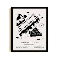 First Solo Flight Custom Framed Print 