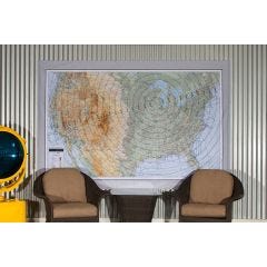 Custom VFR Planning Chart Wall Art (Medium)