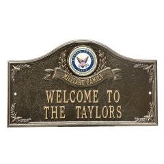 Personalized United States Navy Wall Plaques
