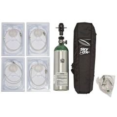  4-place Cannula Oxygen System (4 Nasal Cannulas - 1 Mask)