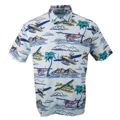 Sky Blue shirt on white