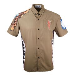 Flying Tigers Button-Down Camp Shirt 