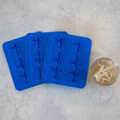 Airplane Shaped Ice Cube Tray (Set of 3) 