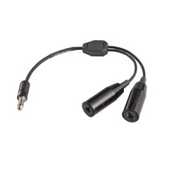 Dual Helicopter Headset Adapter