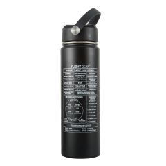 Flight Gear Water Bottle with Straw (22 oz.) 	
