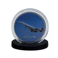 Concorde JFK Half Dollar Colorized Coin