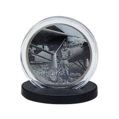 Spirit of St. Louis JFK Half Dollar Colorized Coin