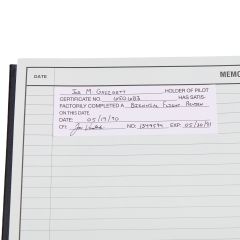 Logbook Endorsement Stickers