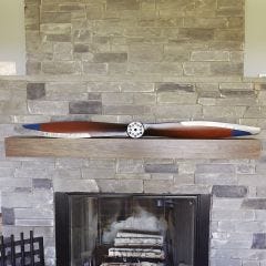 Classic Wooden Propeller w/Aluminum Edging (6’)  