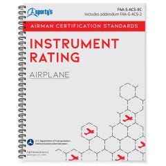 Instrument Rating Airman Certification Standards (ACS) by Sporty’s 