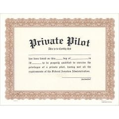 Private Pilot Certificate