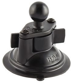 RAM Suction Cup Single Twist Lock & Diamond Base (RAM-B-224-1U)