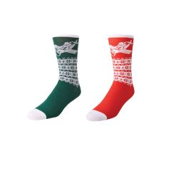 Santa in Flight Christmas Socks 