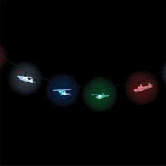 Aviation Christmas Lights - Multi Colored (Set of 4)
