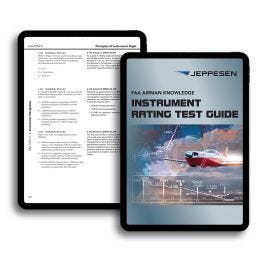 JEPPESEN 航空マニュアル FE304 Jeppesen Instrument Rating Airman Knowledge Test Guide E-Book
