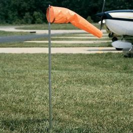 8x36 aviation aéroport parapente Windsock rouge & blanc made in USA