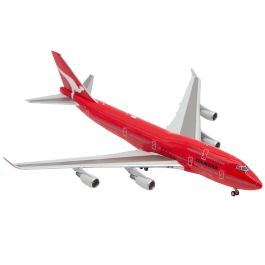 Qantas Boeing 747-400 All Red Die-Cast Model