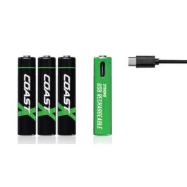 aaa♥ Coast ZITHION-X ZXAAA USB-C Rechargeable Batteries – COAST