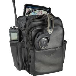 Leather Flight Gear Bag (customized with last name PANELLA)