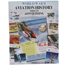 WWII Aviation History Through Advertising Signed Book