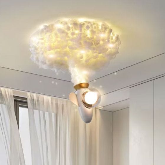 Rocket Ceiling LED Light on ceiling lite