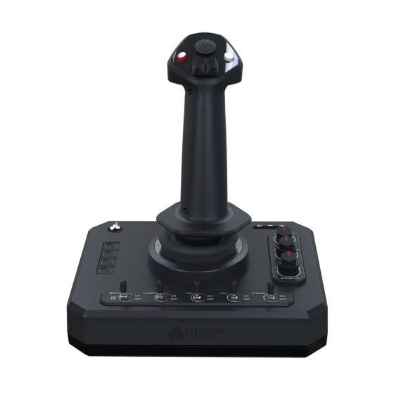 Honeycomb Flight Stick on white