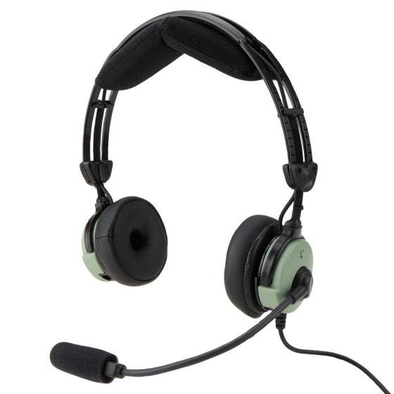 美品David Clark aviation headset DAVID CLARK MODEL H10-13H (P/N 12507G-45)HELICOPTER AVIATION