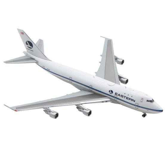 overhead view of the Eastern Airlines Boeing 747-100 Die-Cast Model