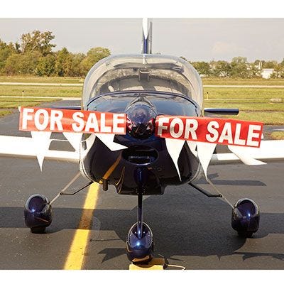aircraft for sale banners one pair