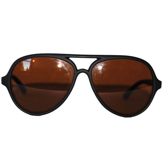 Cloudbase Hi-Def Warmfront Rounded Bottom Aviator Sunglasses display picture 1