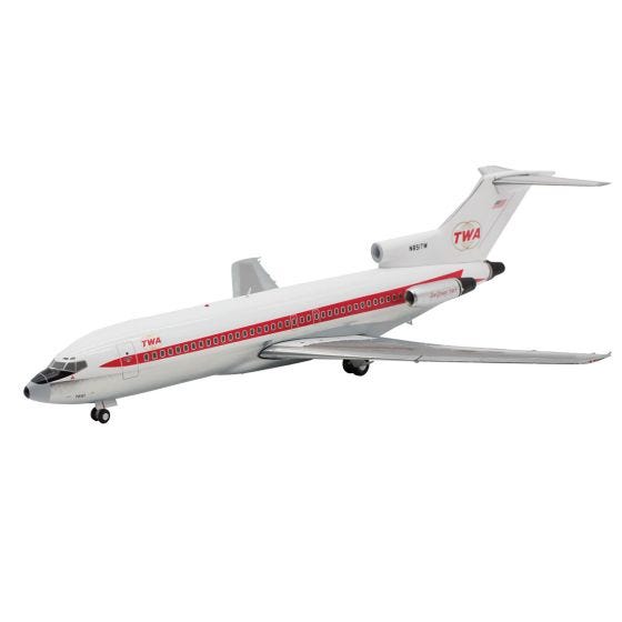 TWA Boeing 727-100 Die-Cast Model