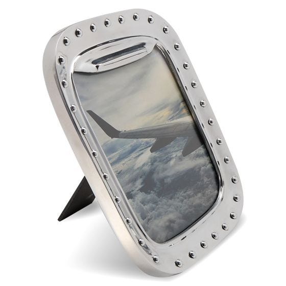 Aircraft Window Desktop Picture Frame